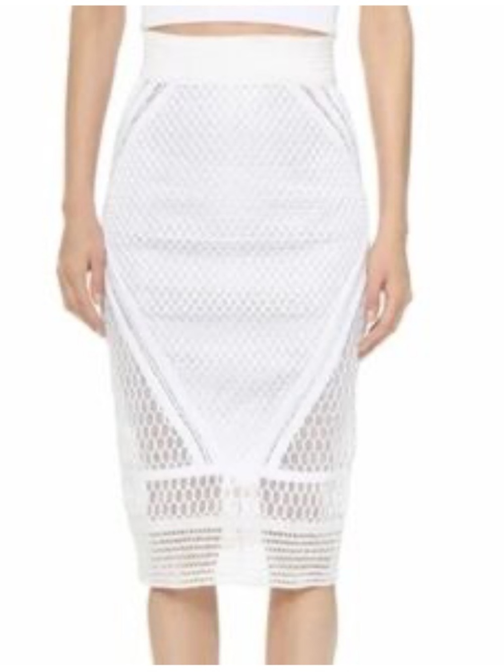 Jonathan Simhkai Bonded Mesh Skirt NWOT